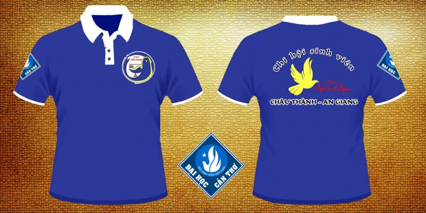 Mẫu áo truyền thống của Chi hội sinh viên Châu Thành An Giang.